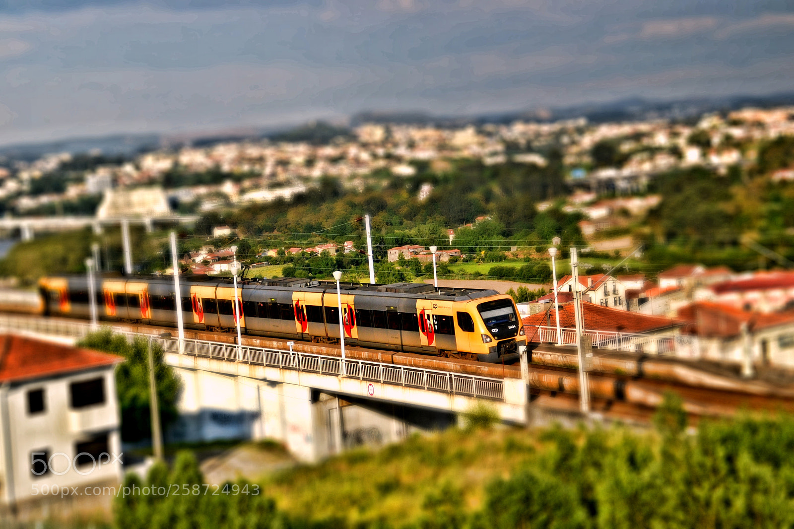 Nikon D3100 sample photo. Train photography