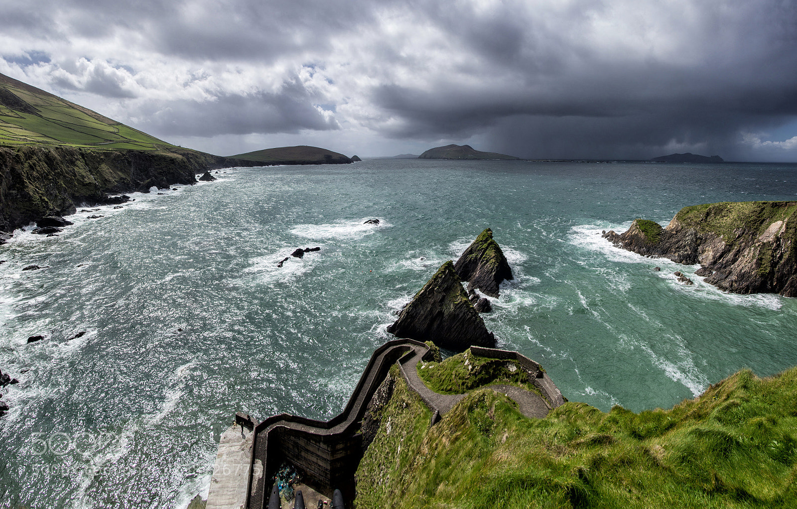 Pentax K-5 sample photo. Dunquin harbour photography