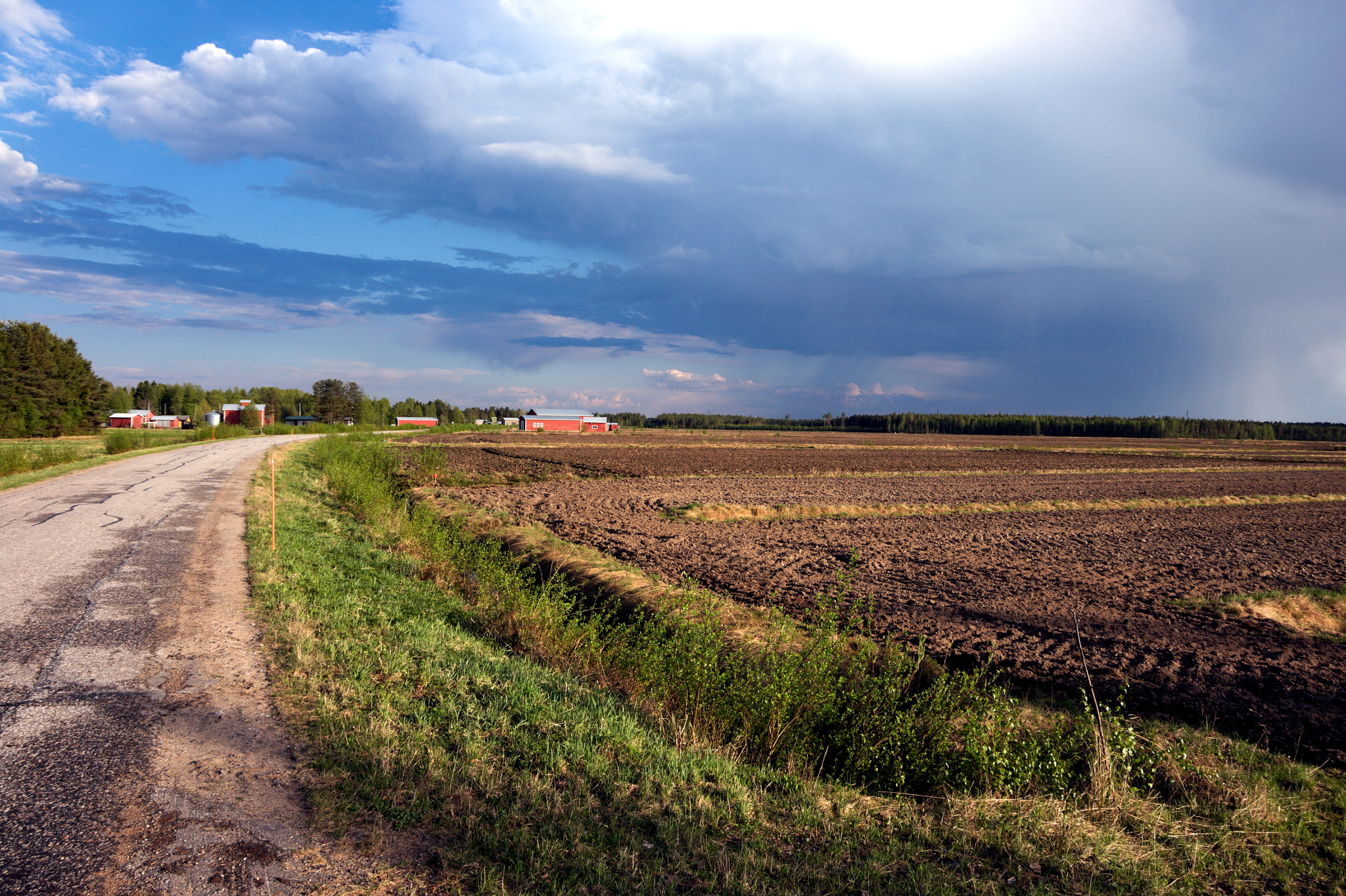 Pentax K-7 sample photo. Farmland, early summer photography