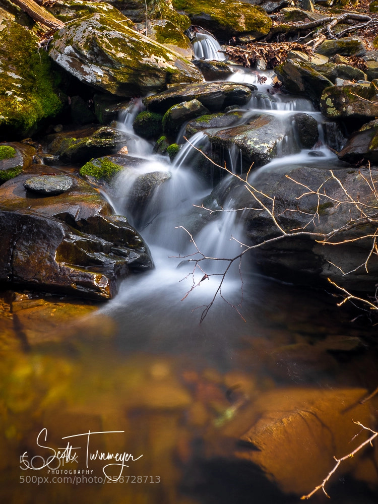 Sony a7R III sample photo. Waterfall in shenandoah national photography