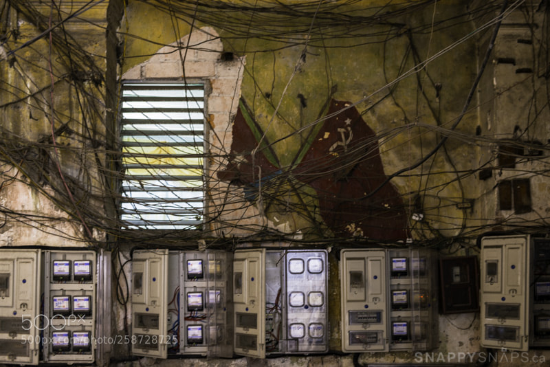 Nikon D800 sample photo. Old havana wiring photography