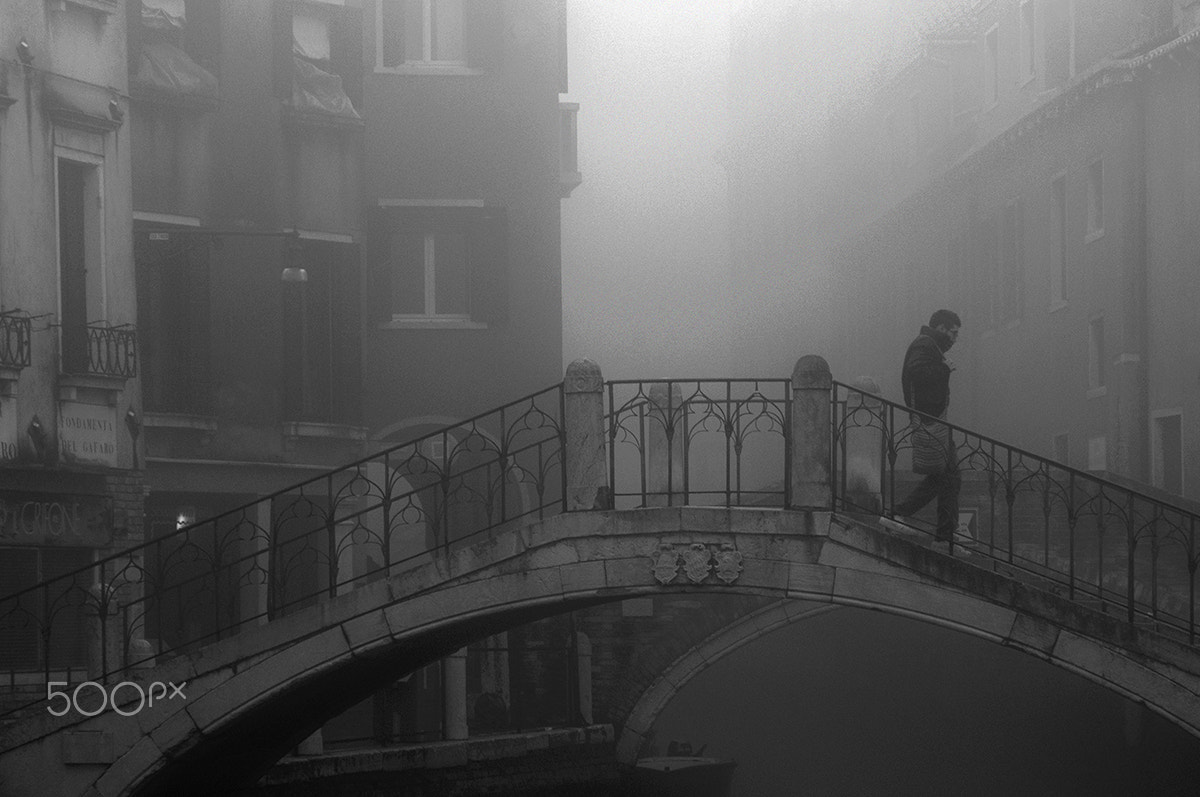 Nikon D2X sample photo. A murky morning in venice 1 photography