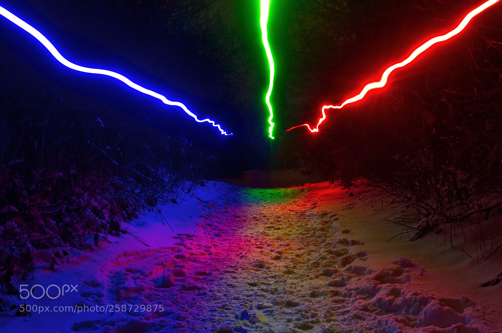 Nikon D5100 sample photo. Light painting in the photography