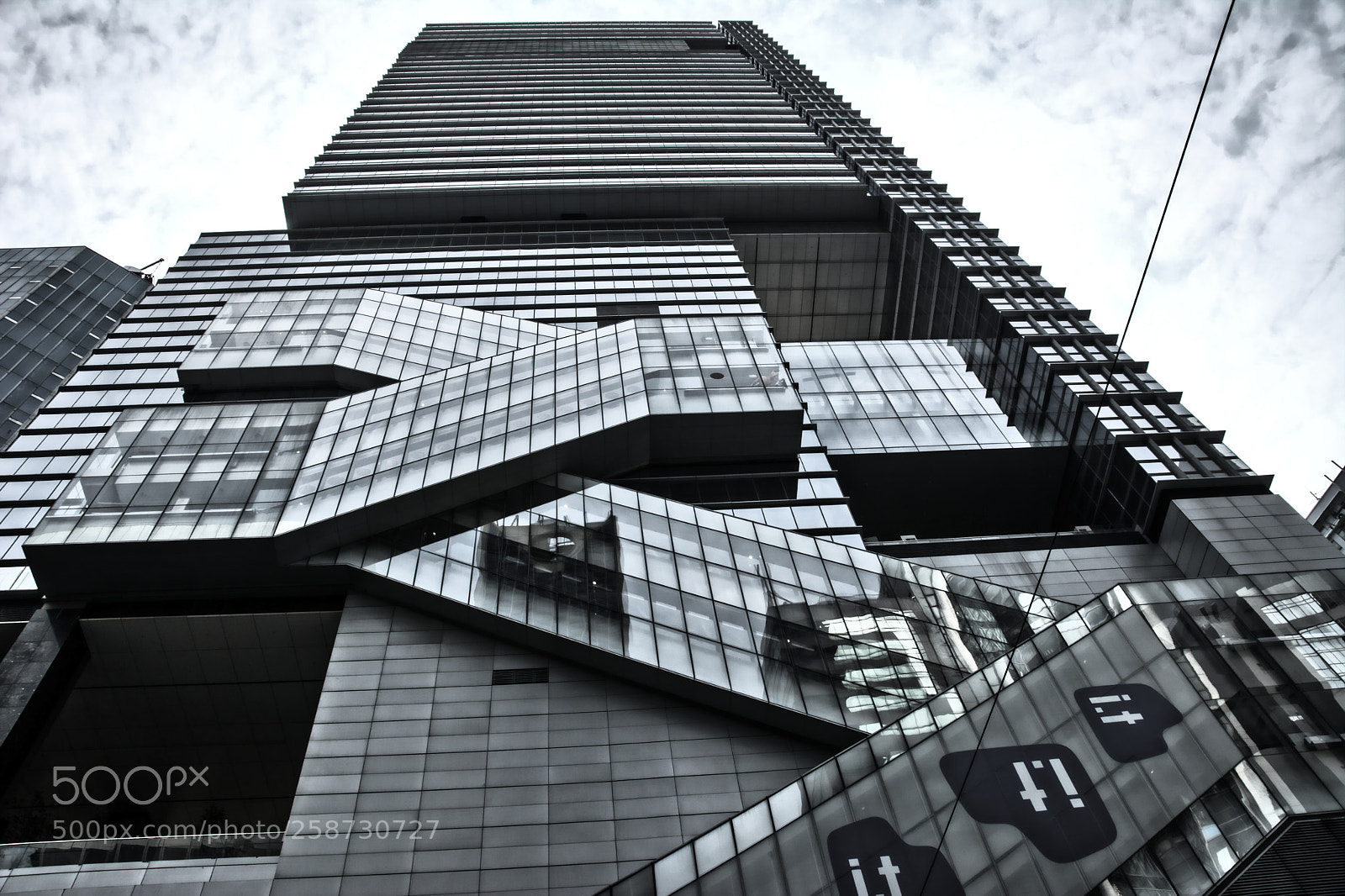 Nikon D7100 sample photo. Building in b&w photography