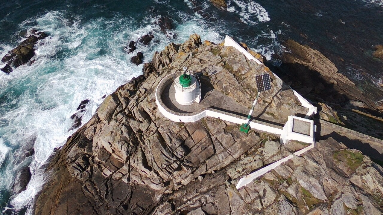 PARROT Bebop 2 sample photo. Monteferro lighthouse ,spain photography