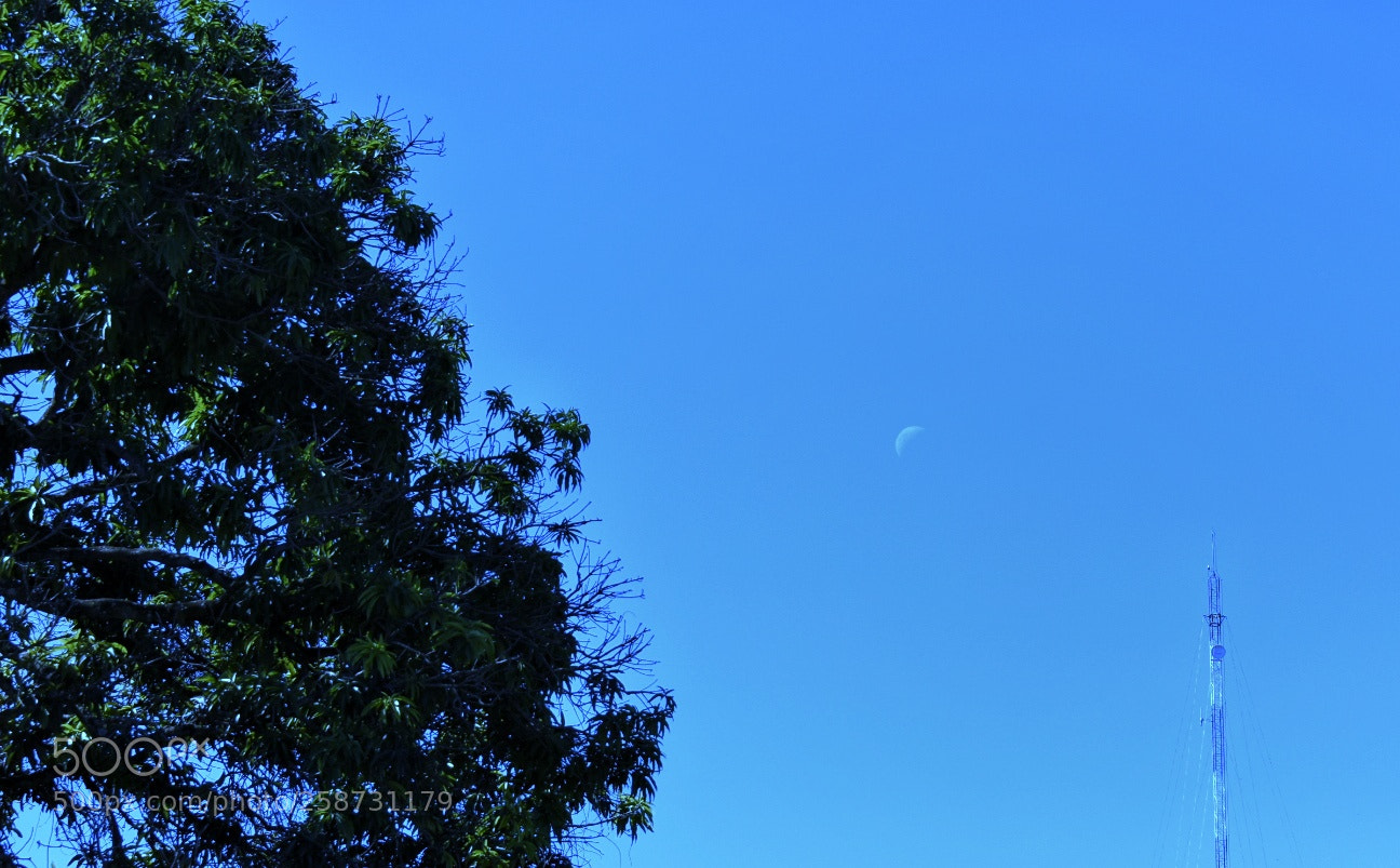 Nikon D3400 sample photo. New moon photography