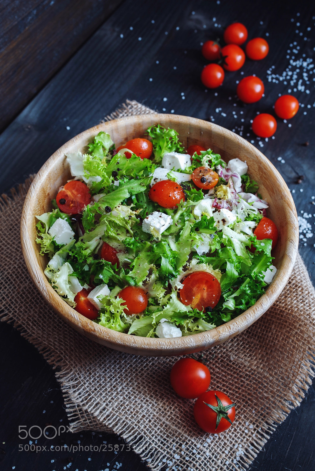 Nikon D750 sample photo. Fresh salad photography