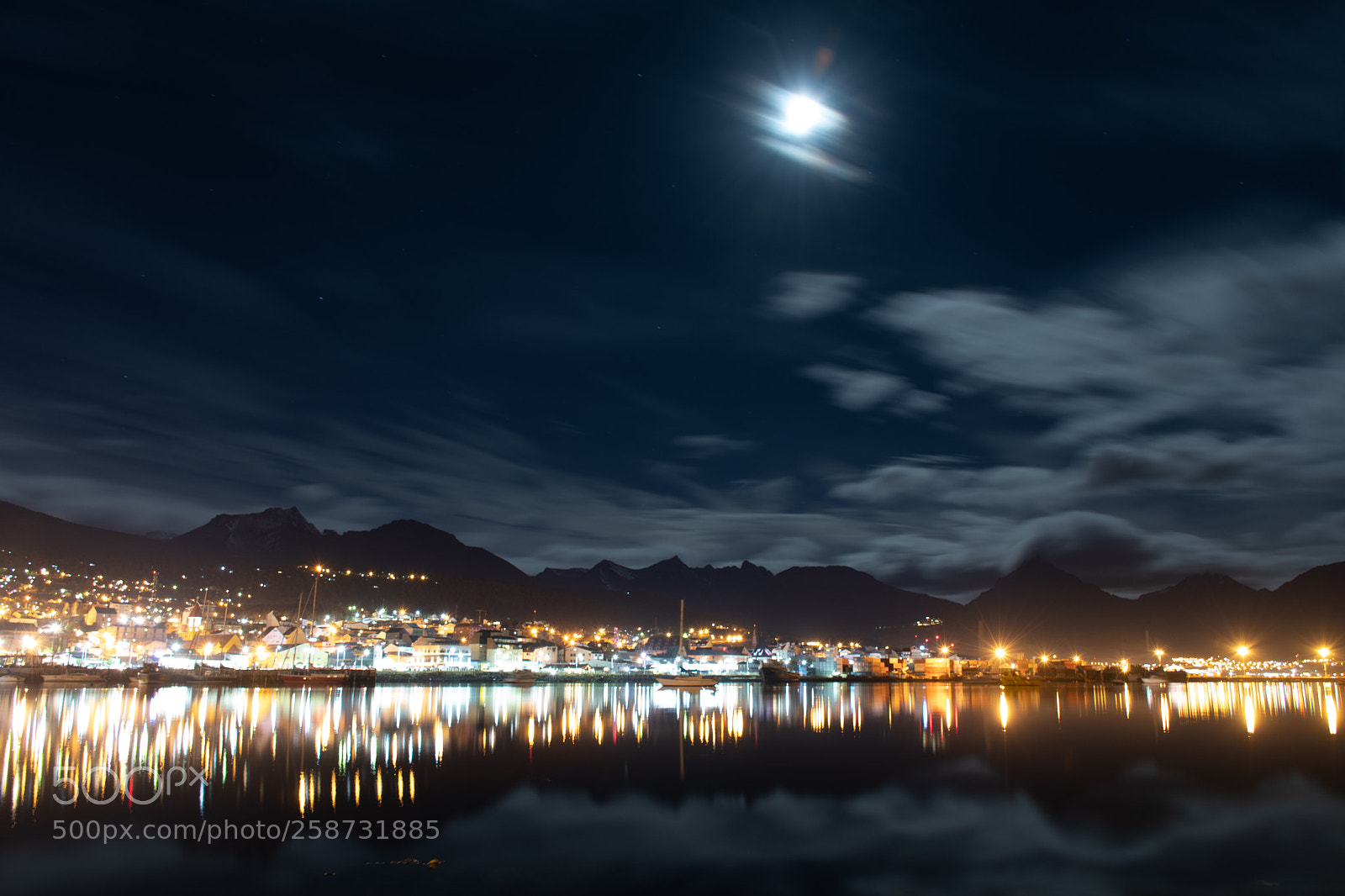 Nikon D7500 sample photo. Ushuaia nocturna photography