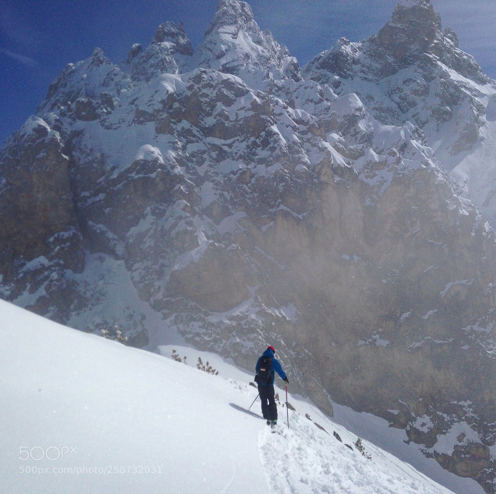 Apple iPhone 5 sample photo. Ski touring photography