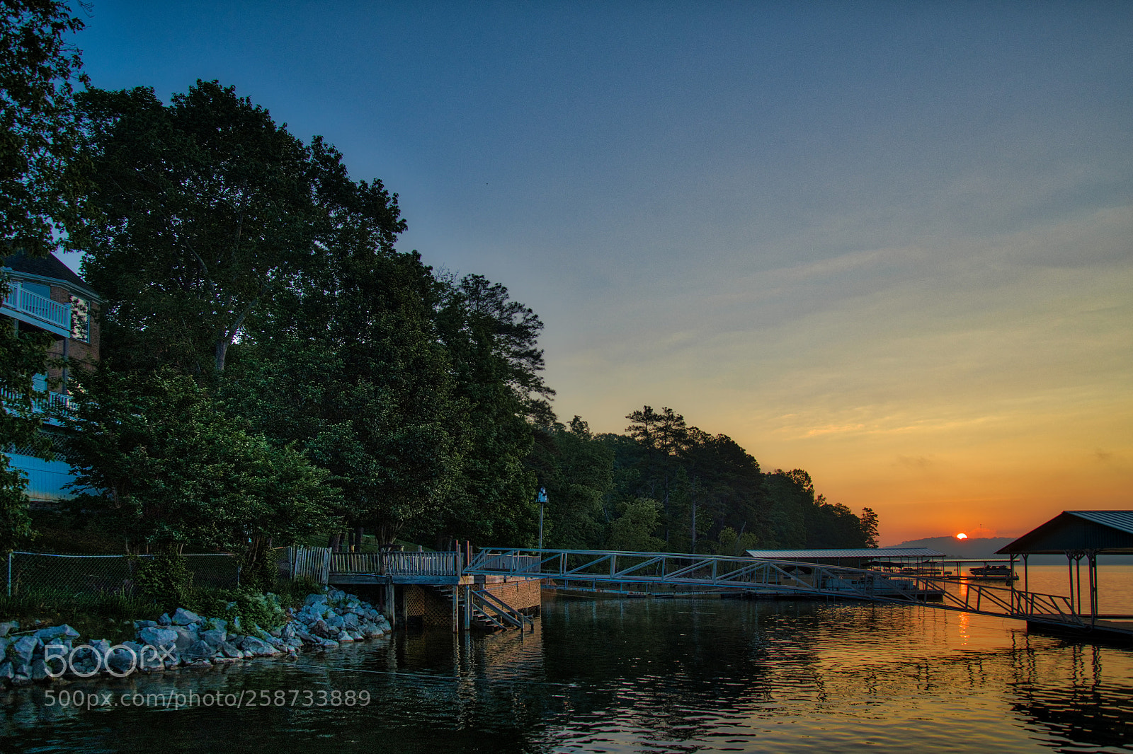 Nikon D850 sample photo. Sunrise on smith lake photography