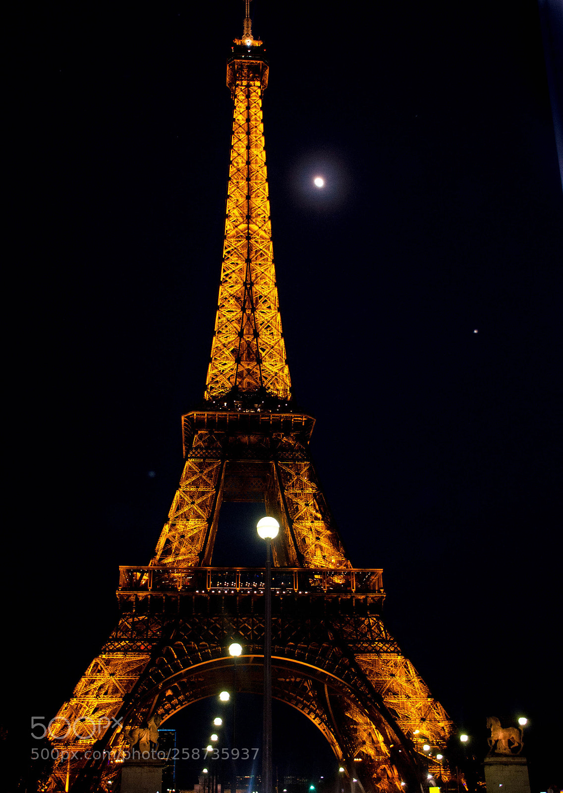 Nikon D7000 sample photo. Eiffel tower at night photography