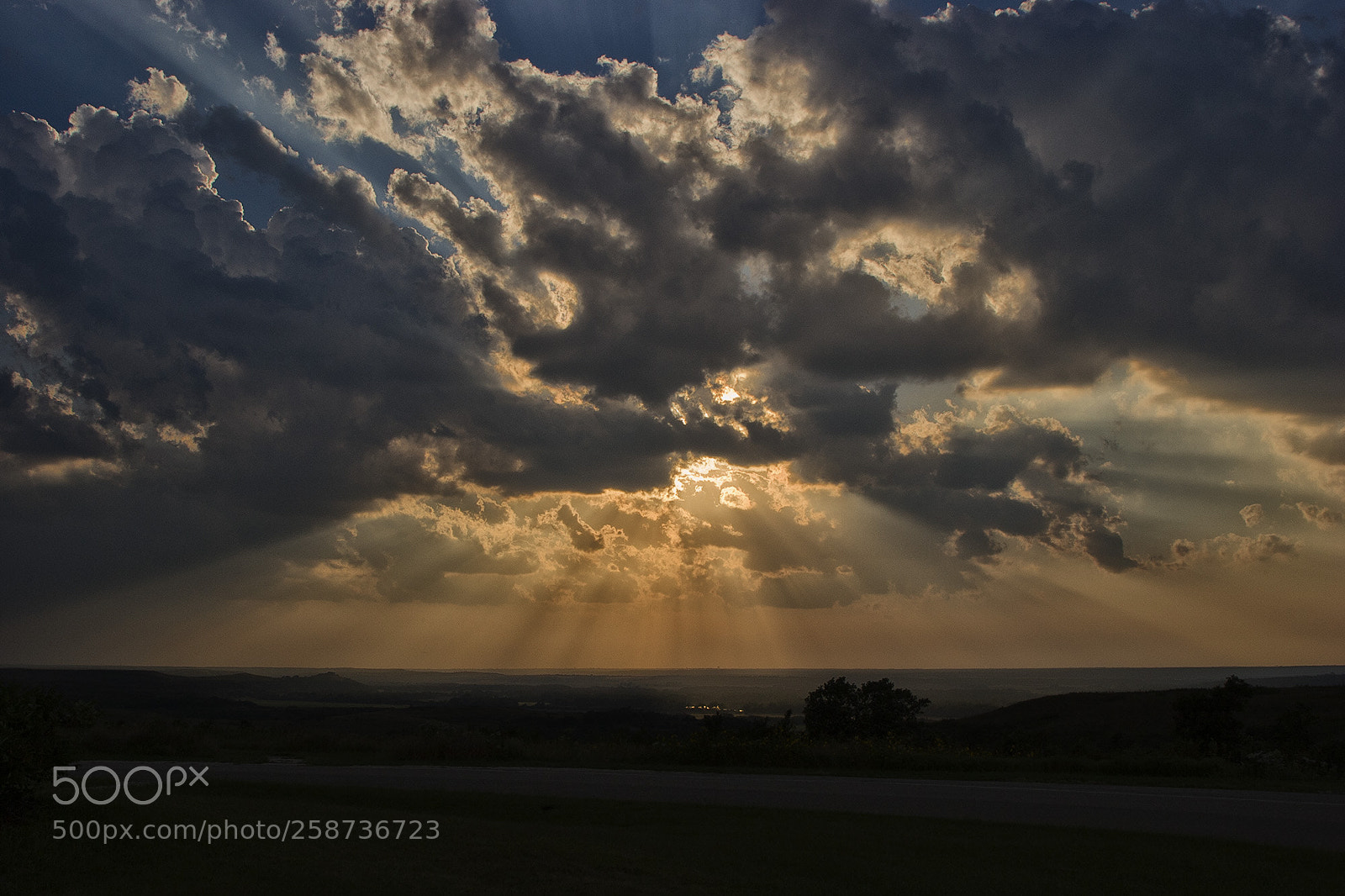 Canon EOS 20D sample photo. Praire sunset photography