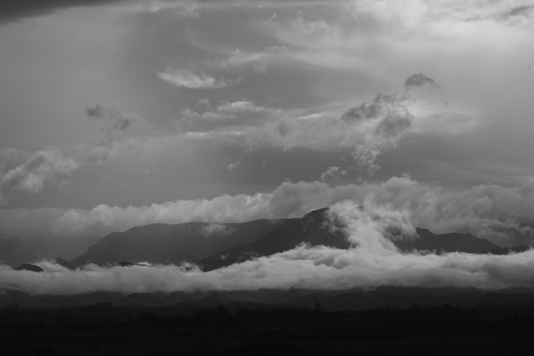 Nikon D7100 sample photo. Clouds in the mountain photography