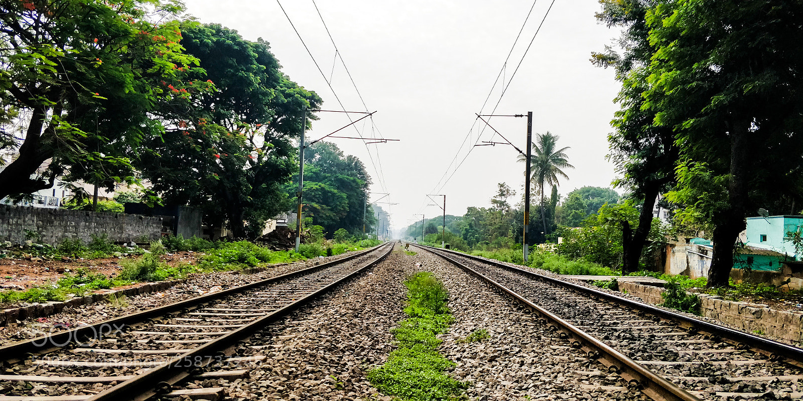 OnePlus 5T sample photo. Railway track photography