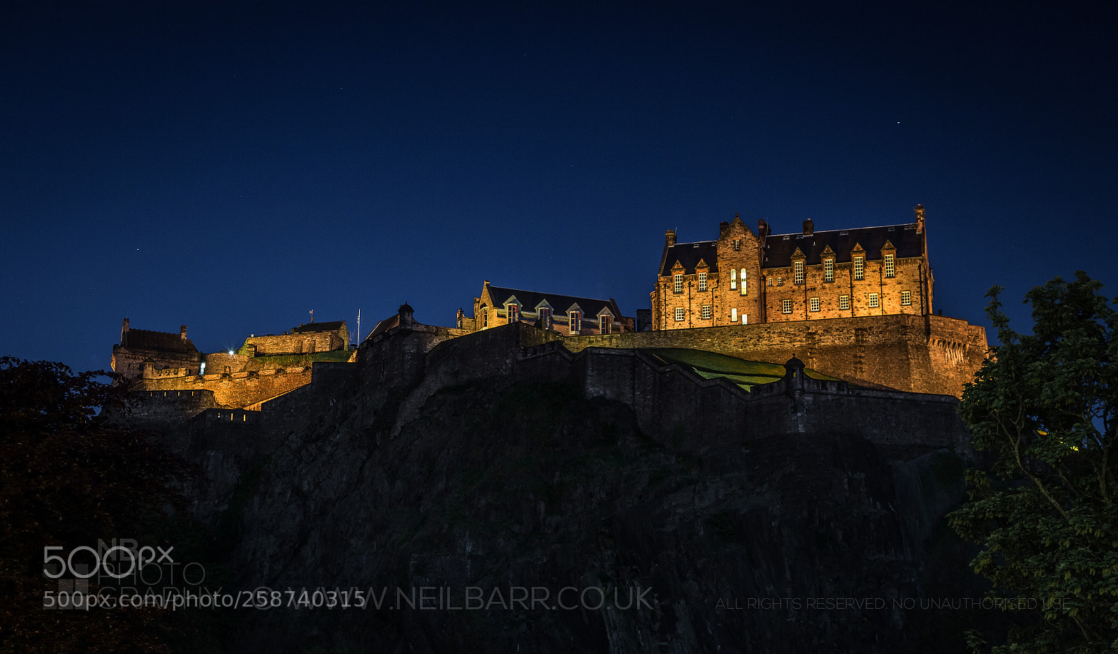 Canon EOS 6D sample photo. Edinburgh castle photography