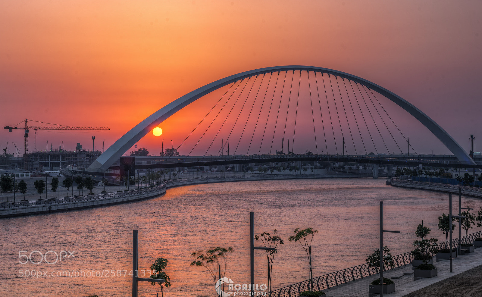 Nikon D750 sample photo. Dubai water canal photography