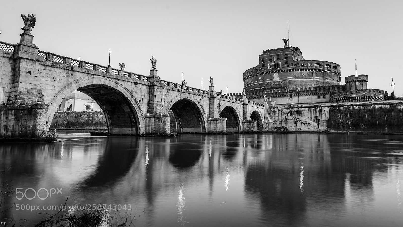 Nikon D5100 sample photo. Sant'angelo castle and bridge photography