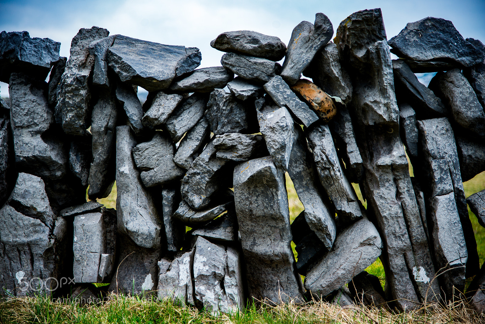 Nikon D800 sample photo. Stone wall in doolin photography