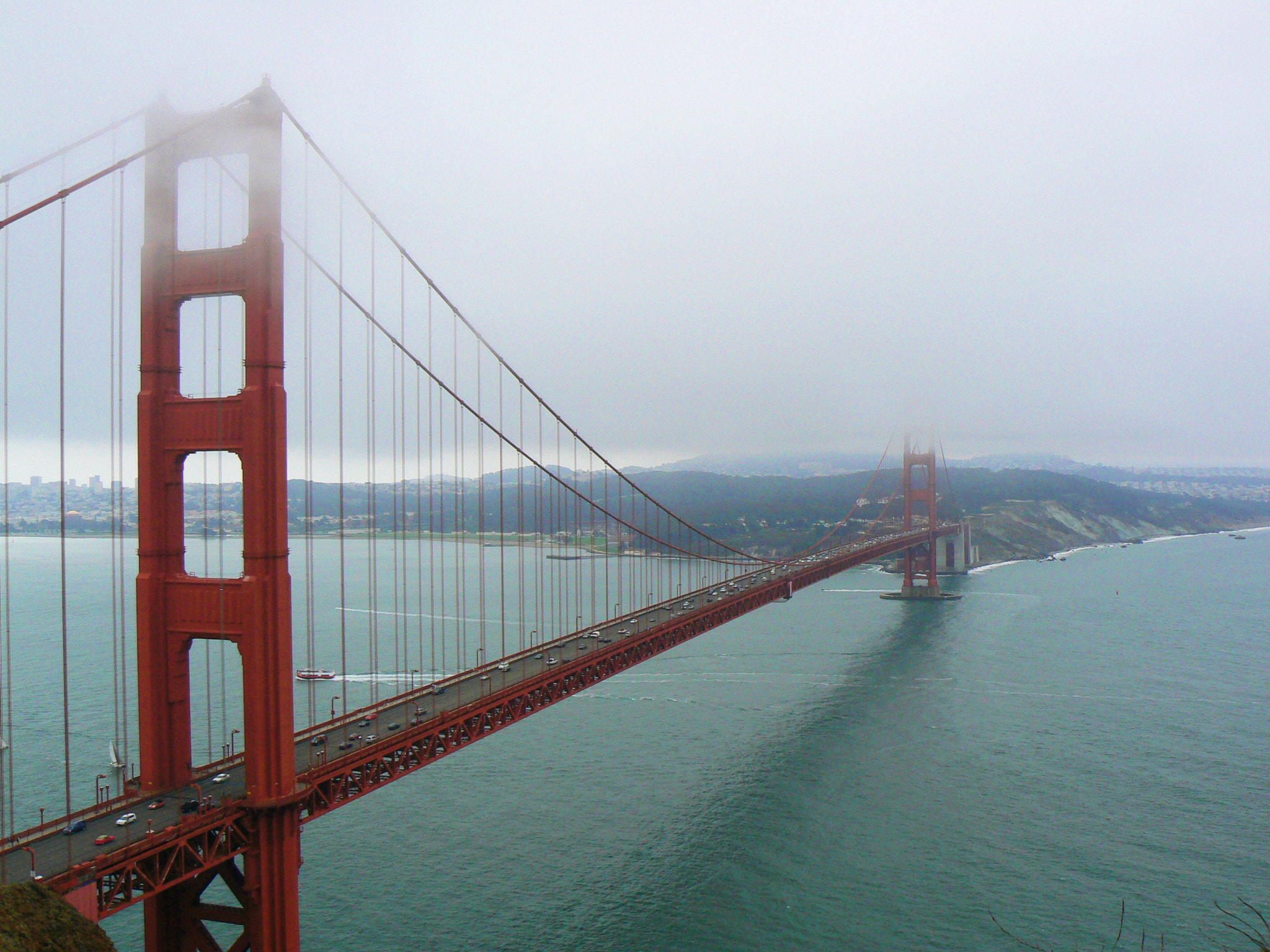 Panasonic DMC-FZ7 sample photo. San francisco bridge photography