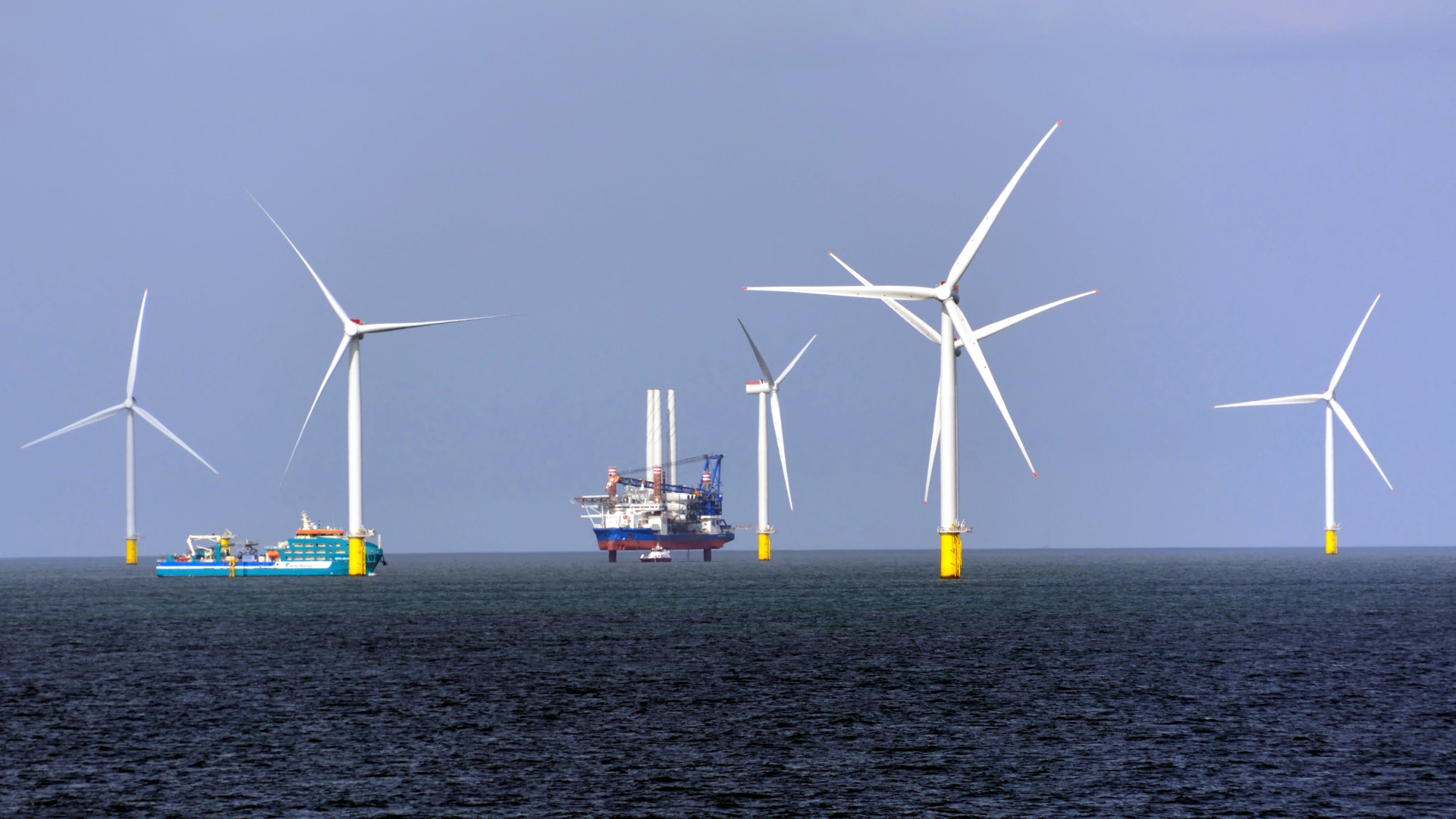 Nikon D5200 sample photo. Race bank wind farm photography