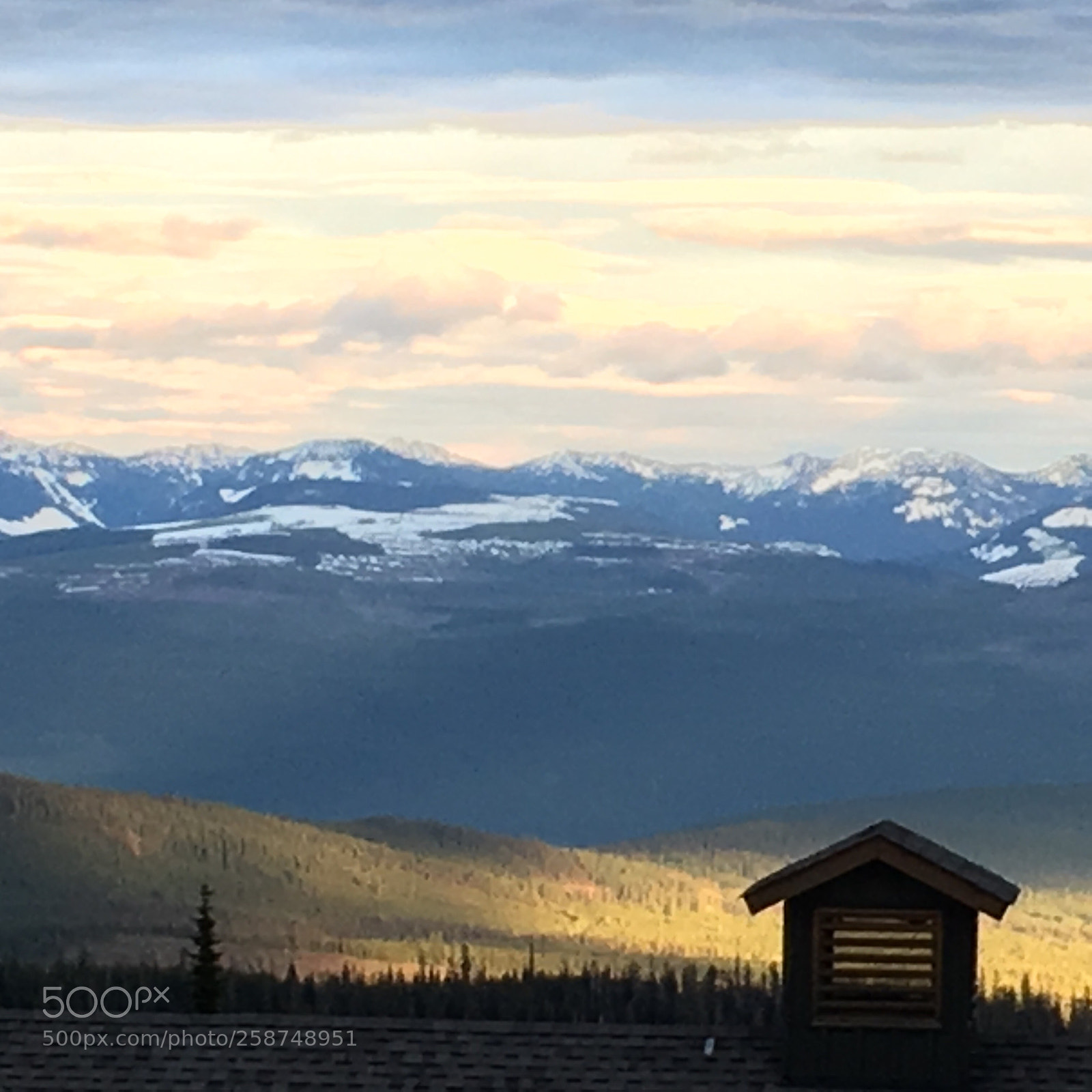 Apple iPhone 6s sample photo. Mountain sunset photography