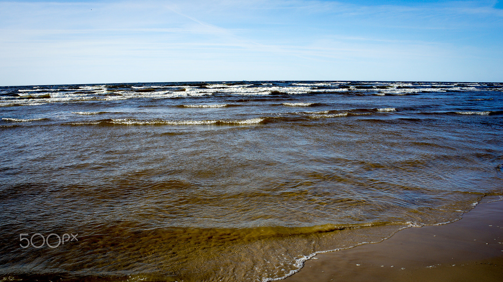 Sony Alpha NEX-5 sample photo. The gulf of riga in may photography