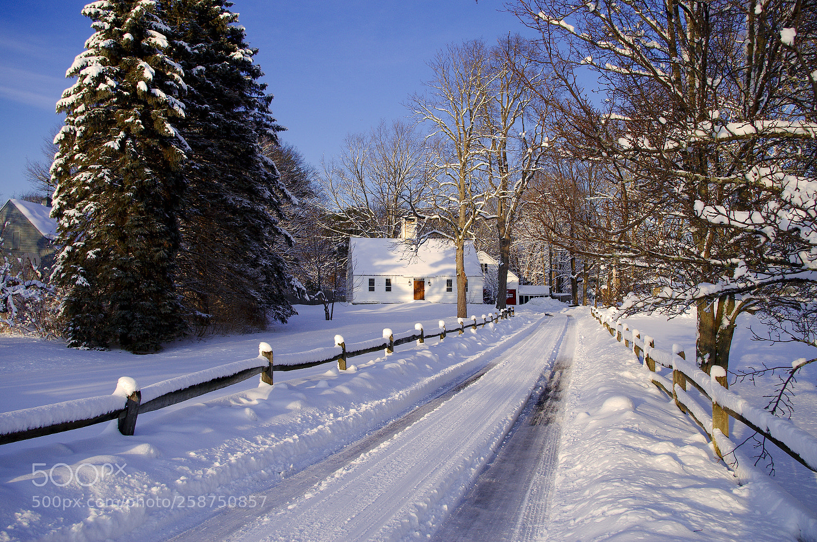 Pentax K-50 sample photo. Winter lane hampton nh #1 photography