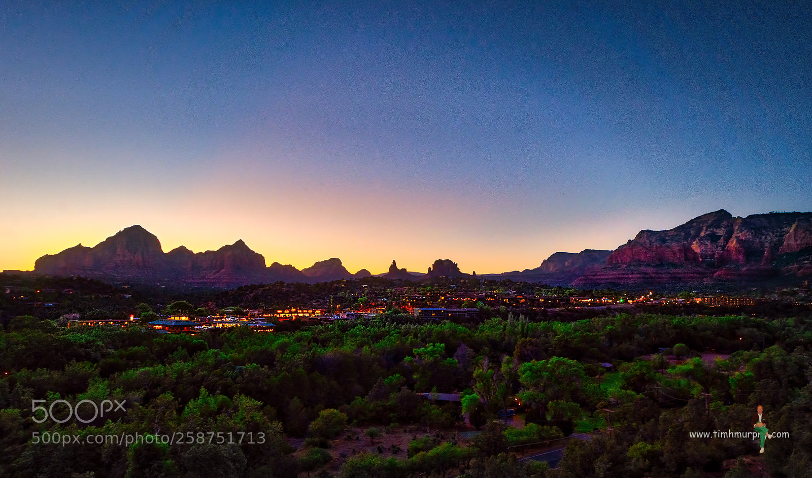 Nikon D7100 sample photo. Sedona by night photography