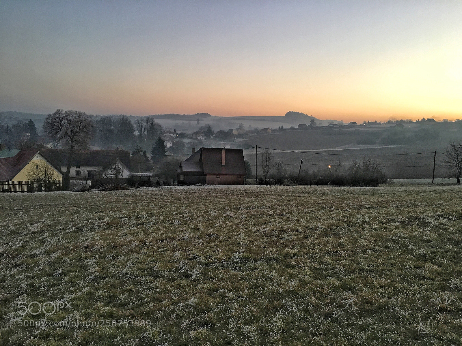 Apple iPhone 6s sample photo. Village in winter photography