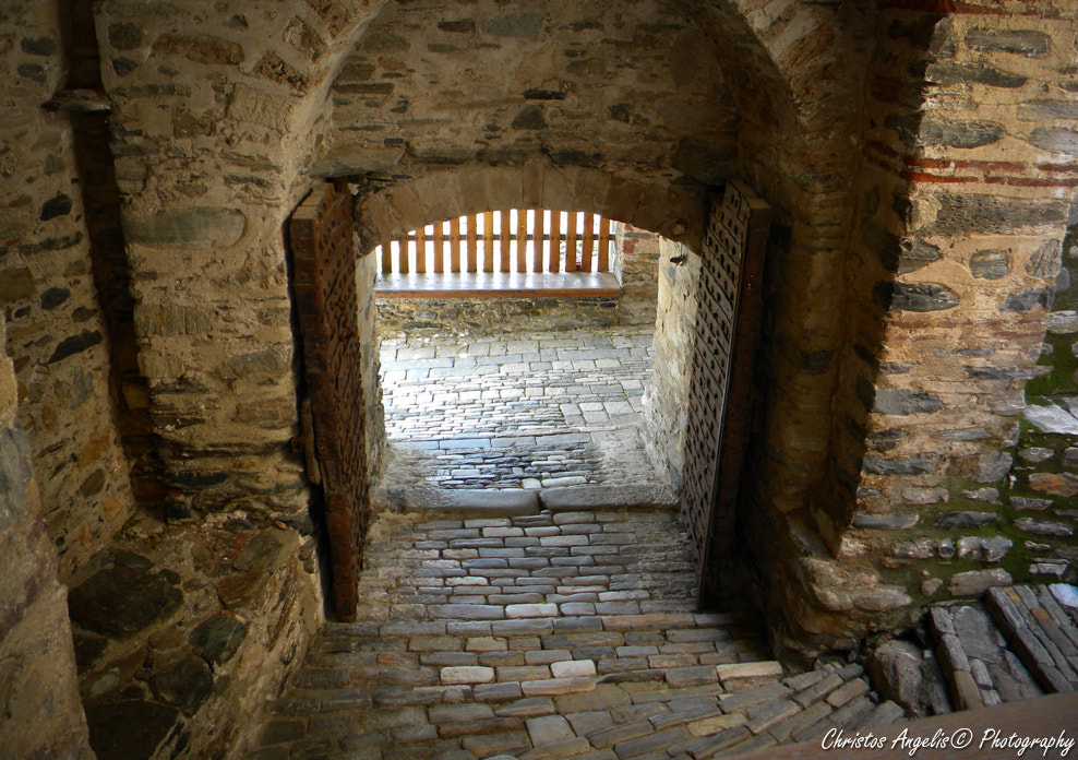 Nikon Coolpix L100 sample photo. The gate of the monastery of xenophontos. photography