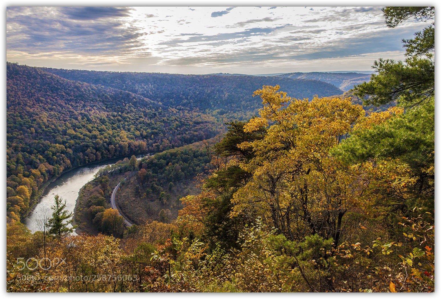 Canon EOS-1Ds Mark III sample photo. Susquehanna rvr near snowshoe photography