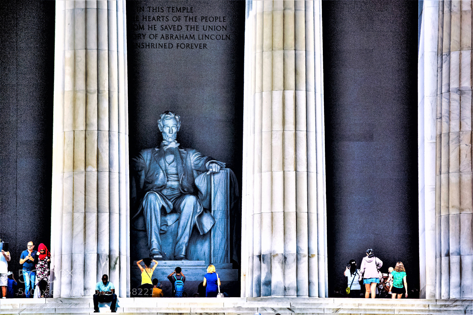 Nikon D5200 sample photo. Lincoln watching people photography
