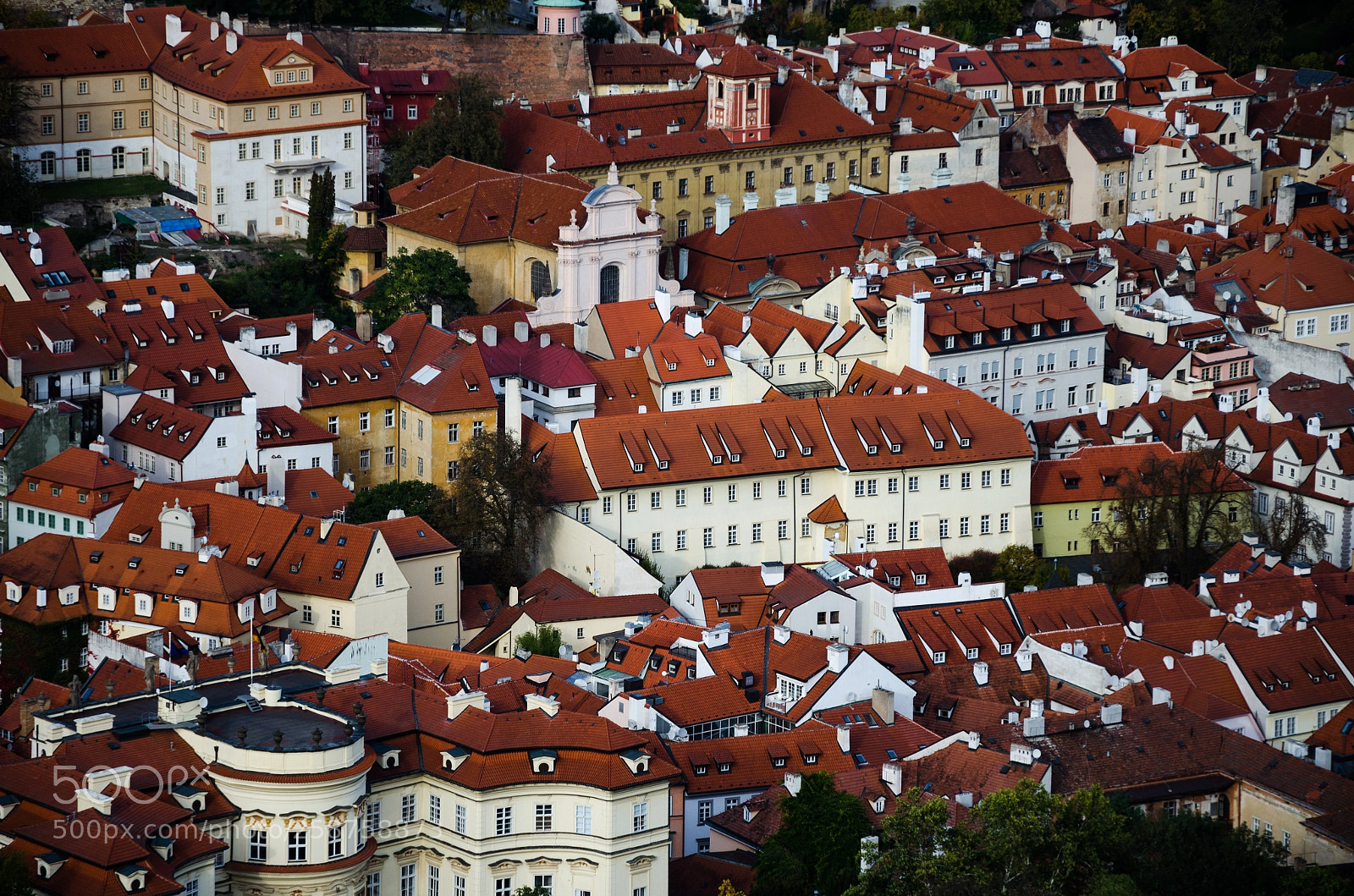 Nikon D5100 sample photo. The roofs of prague photography