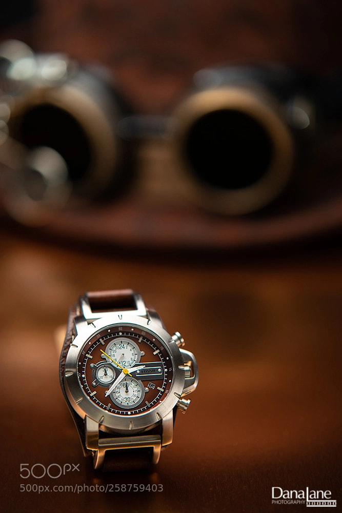Sony a7R II sample photo. Copper watch photography