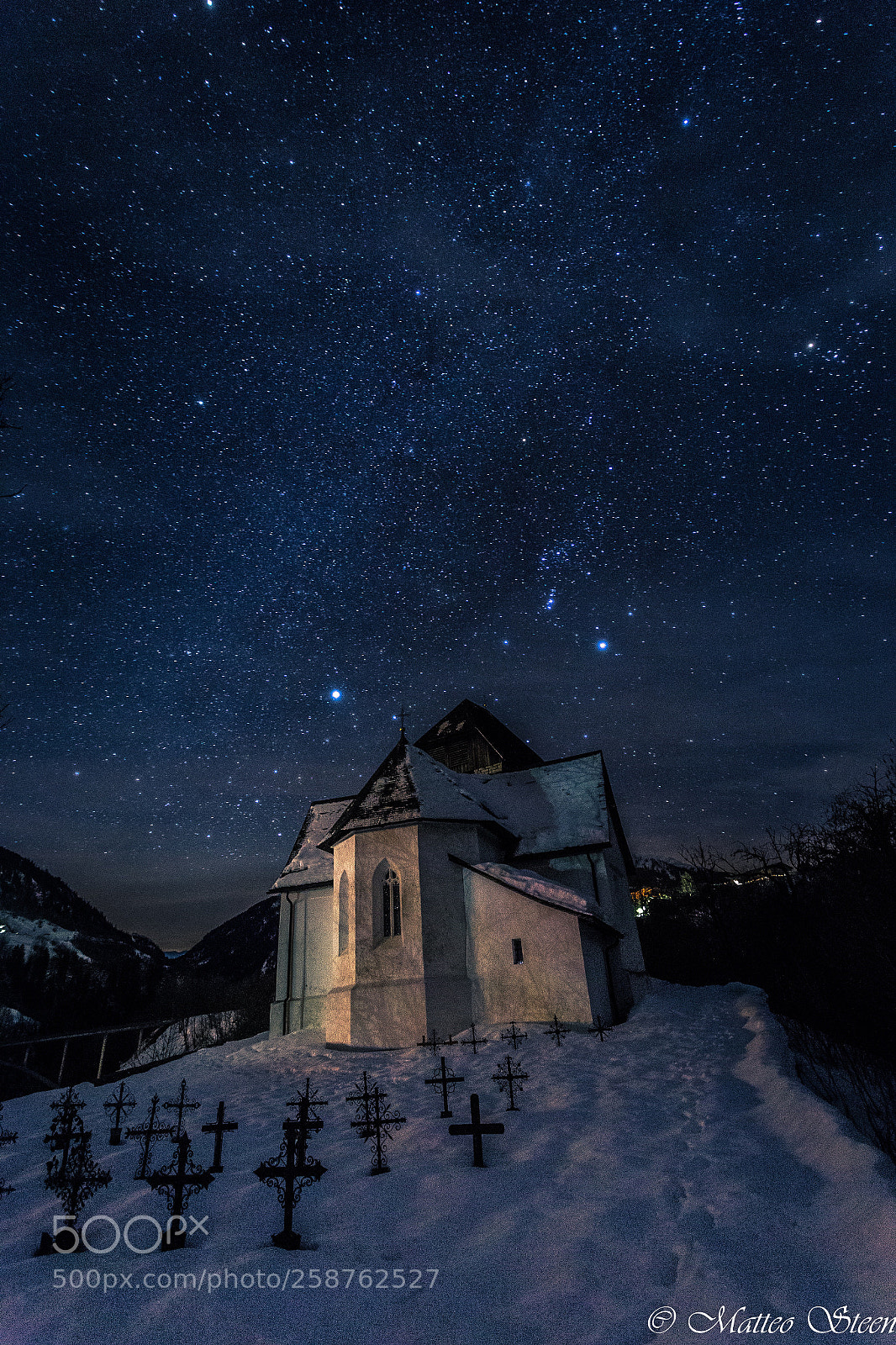 Canon EOS 6D sample photo. Church with stars photography