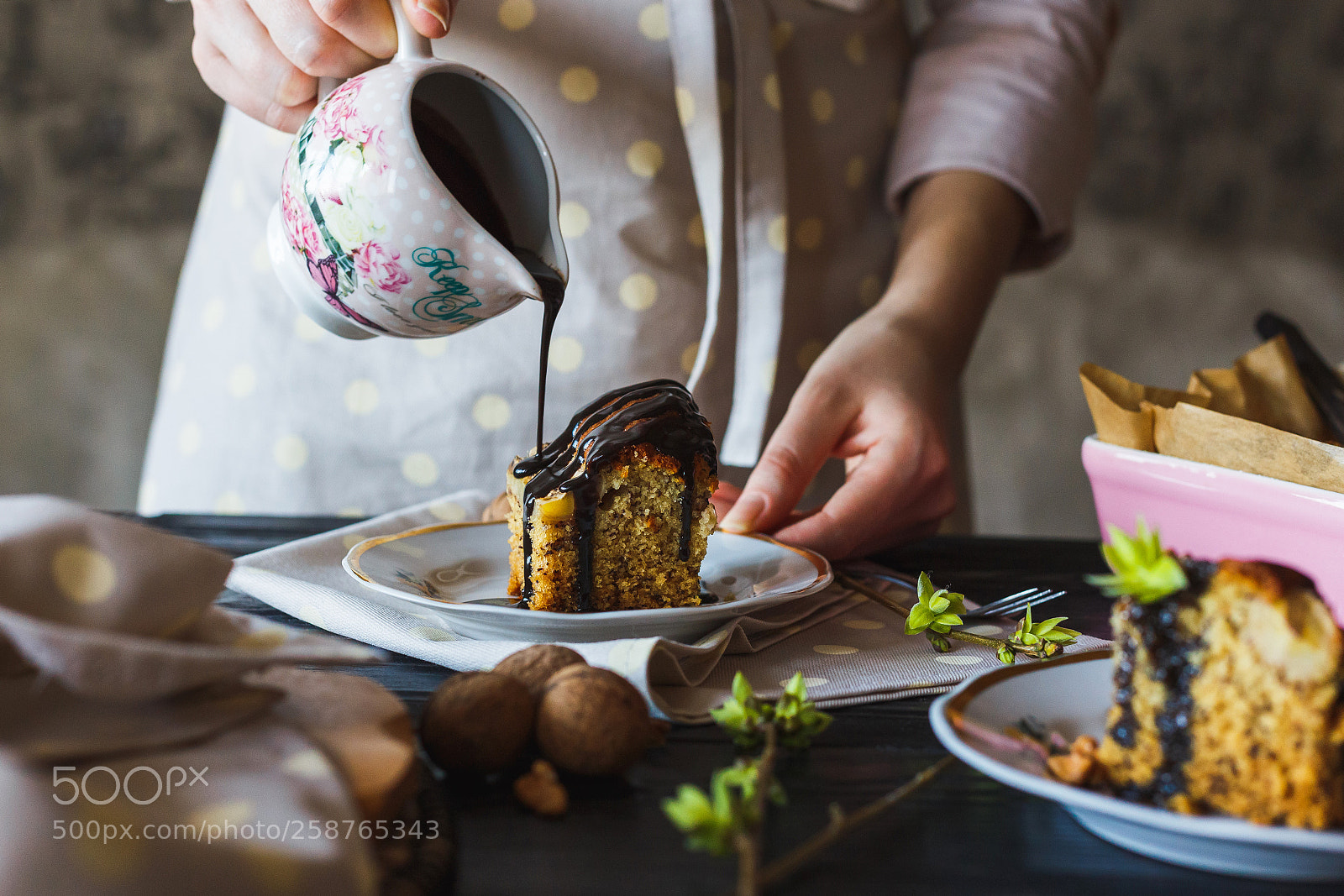 Canon EOS 6D sample photo. Homemade banana cake with photography