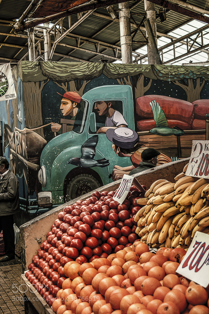 Nikon D5200 sample photo. Mural feria pinto temuco photography