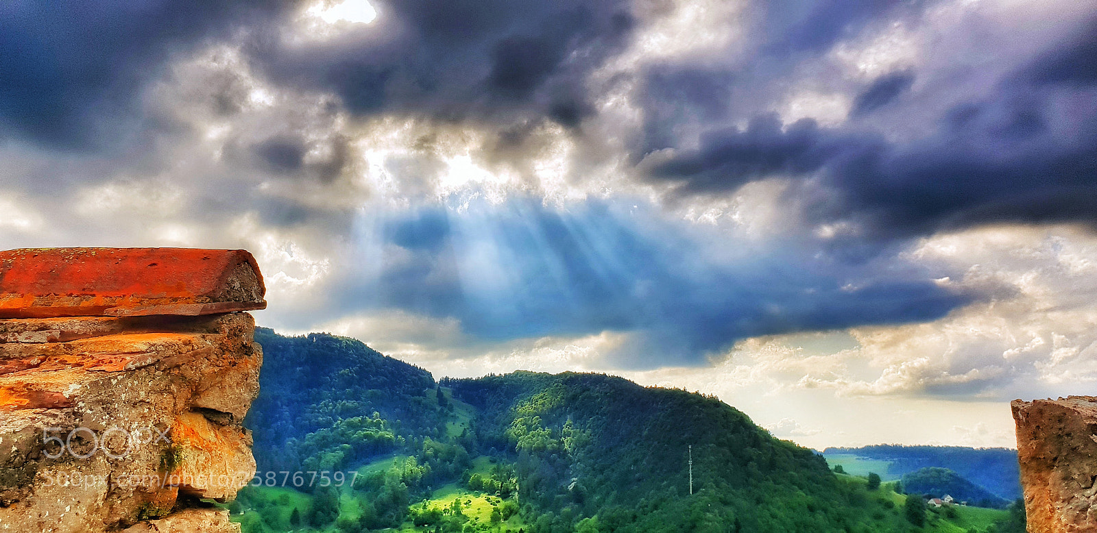 Samsung Galaxy S9+ sample photo. Sonne bricht durch wolken photography