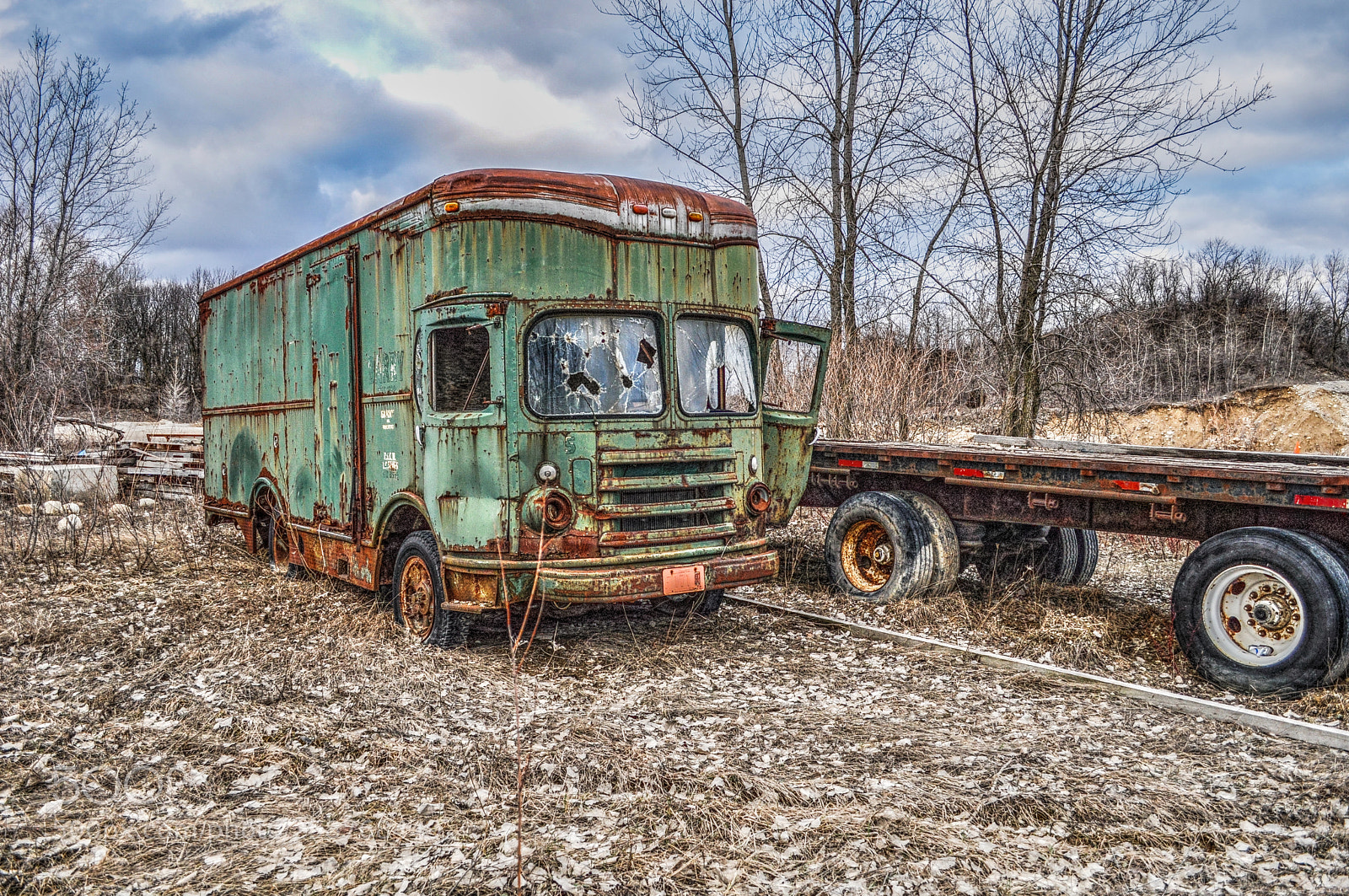 Nikon D5000 sample photo. Broken down photography