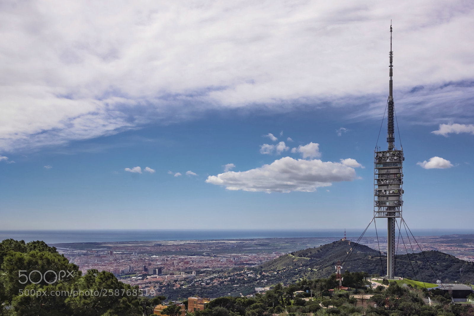 Pentax K-70 sample photo. Barcelona sky photography