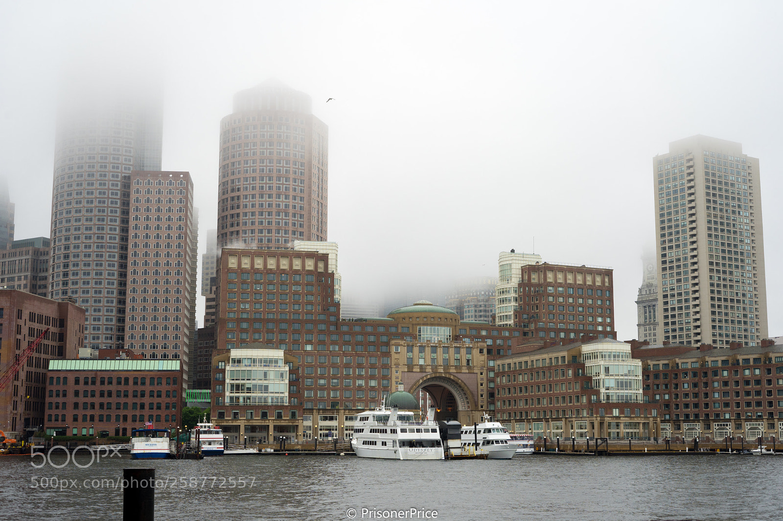 Sony a7 II sample photo. Boston barbour in mist photography
