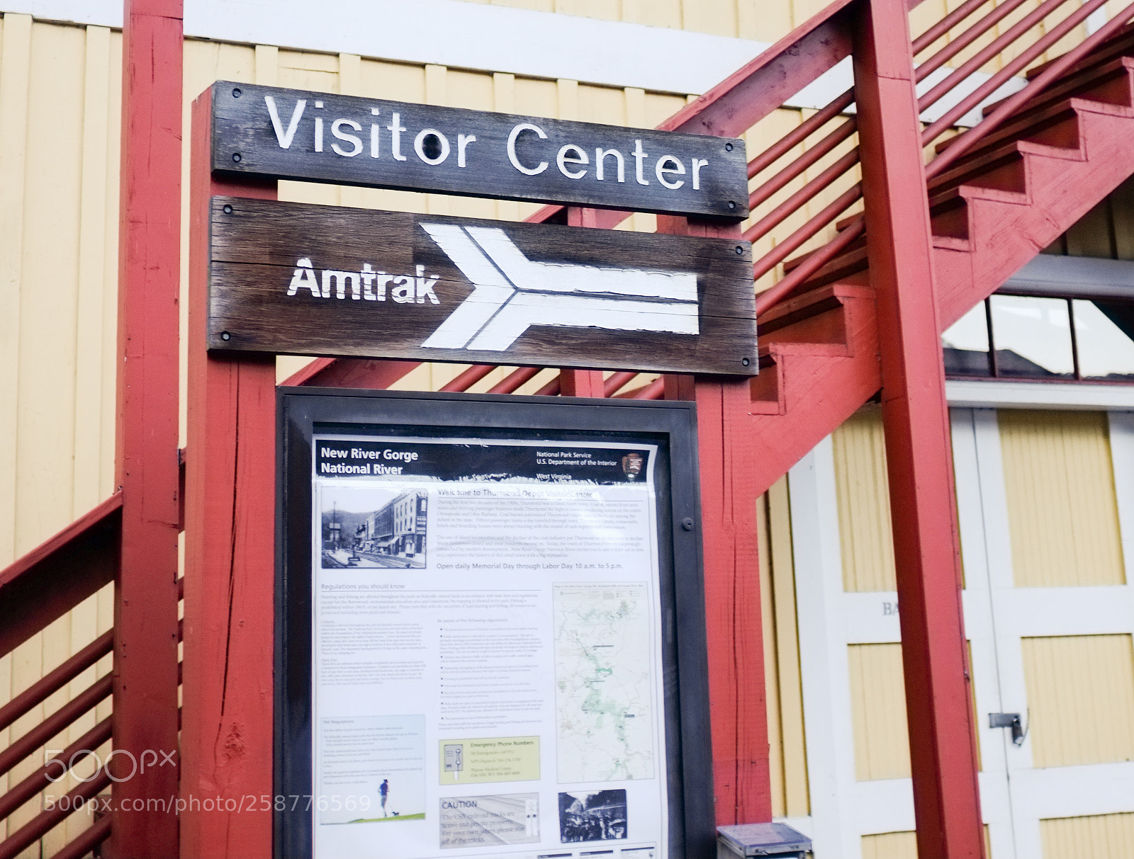 Fujifilm FinePix X100 sample photo. Smallest amtrak visitor center photography
