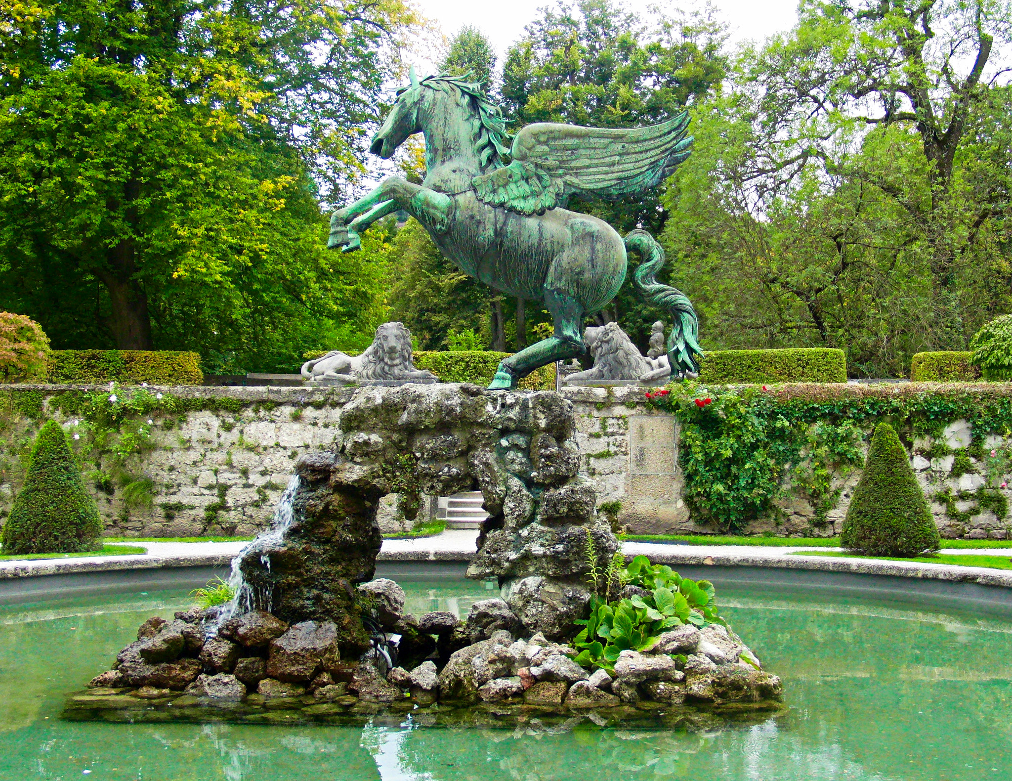 CASIO EX-FC150 sample photo. Mirabell gardens study 8 photography