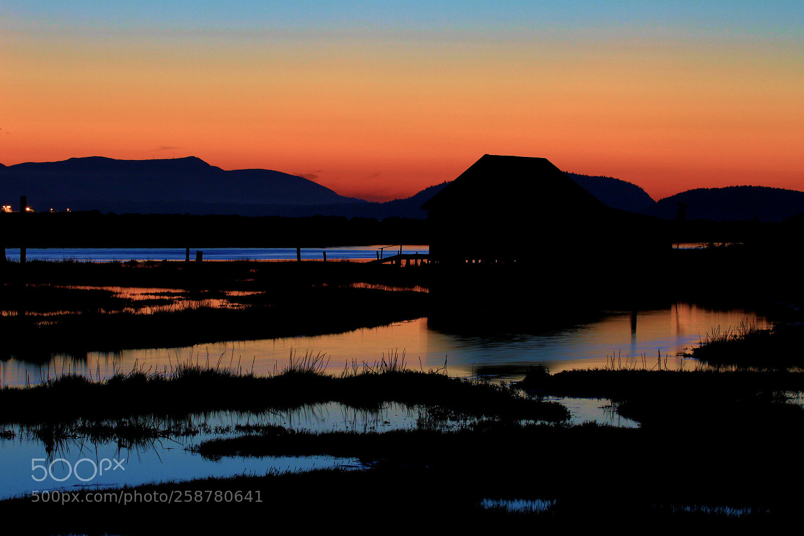 Canon EOS 7D sample photo. Sunset at the slough. photography