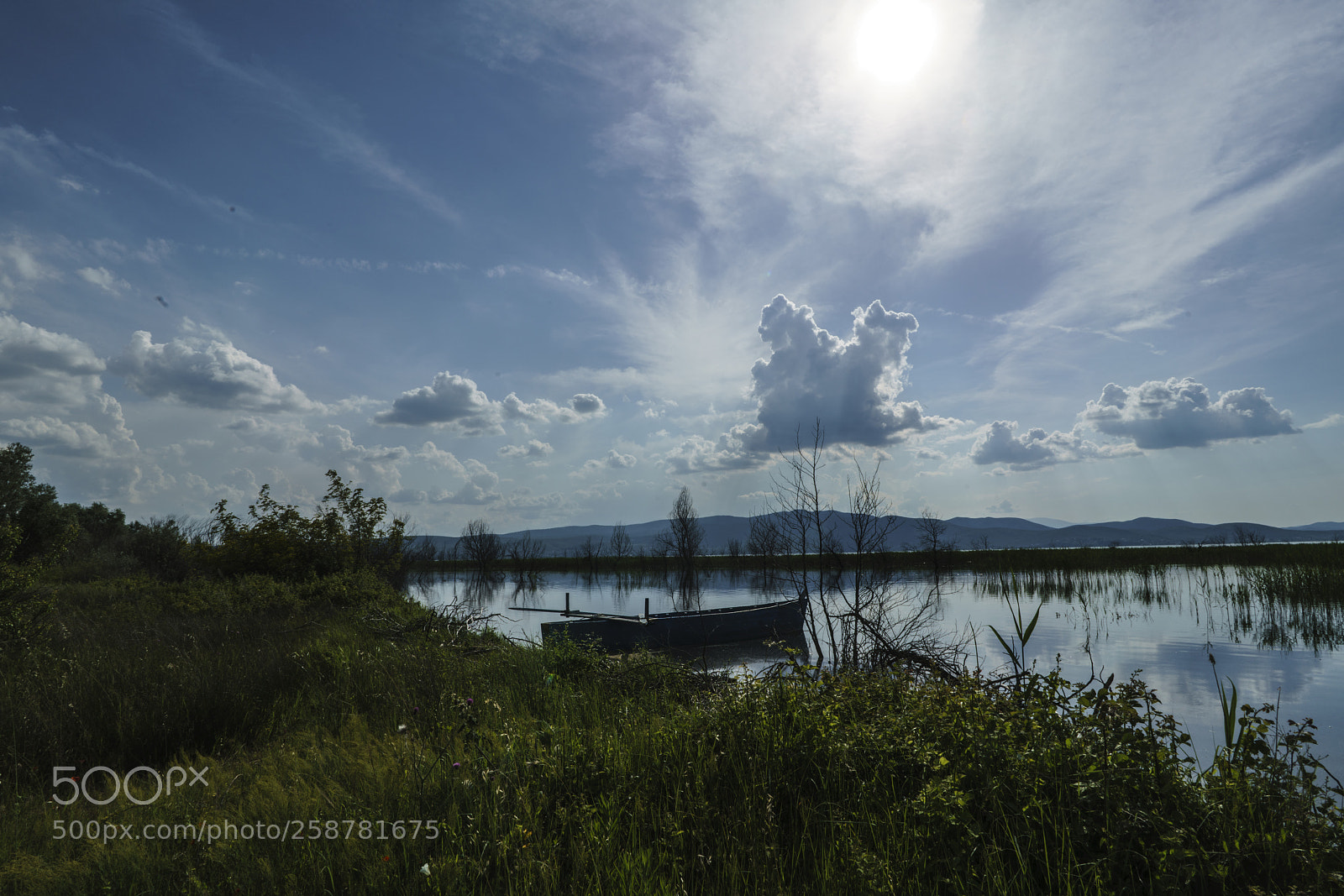 Sony a7R II sample photo. Boat on the lake photography