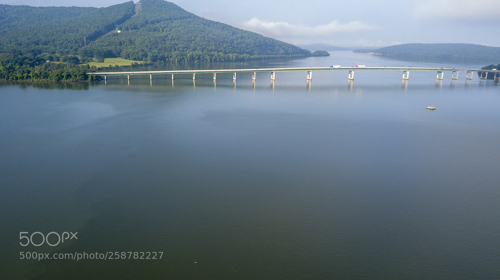 DJI FC220 sample photo. Tennessee rest stop photography