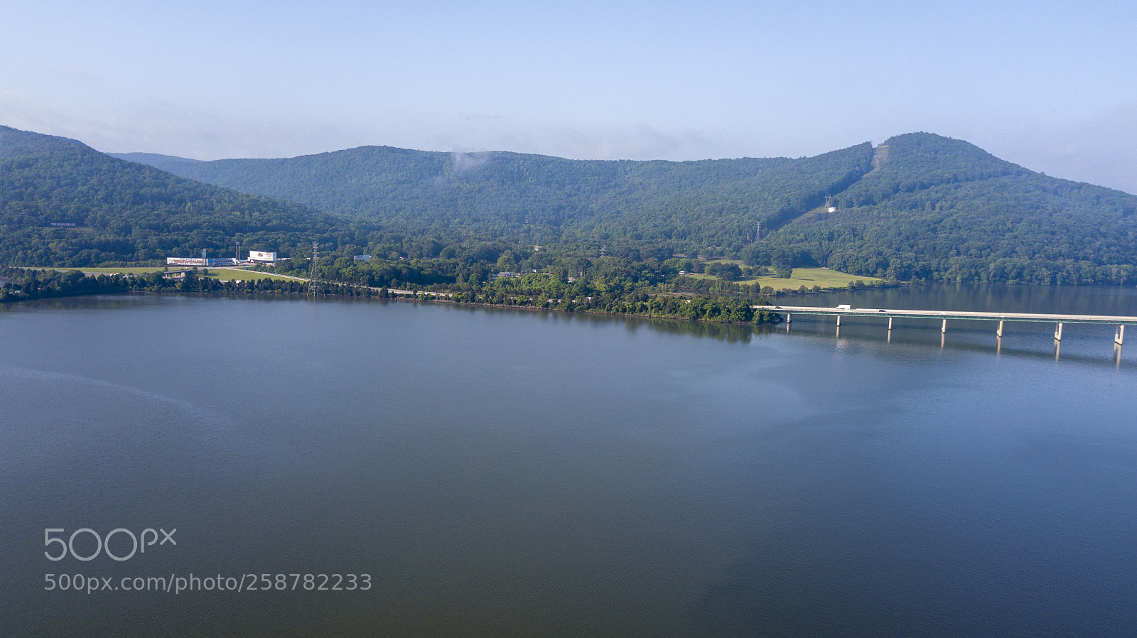 DJI FC220 sample photo. Tennessee rest stop photography