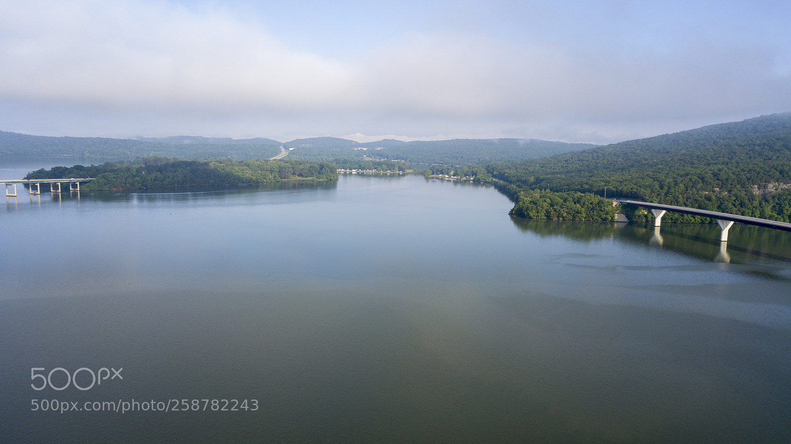 DJI FC220 sample photo. Tennessee rest stop photography