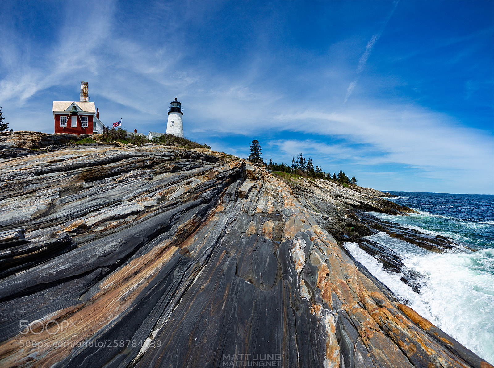 Canon EOS 6D sample photo. Pano pemaquid point light photography