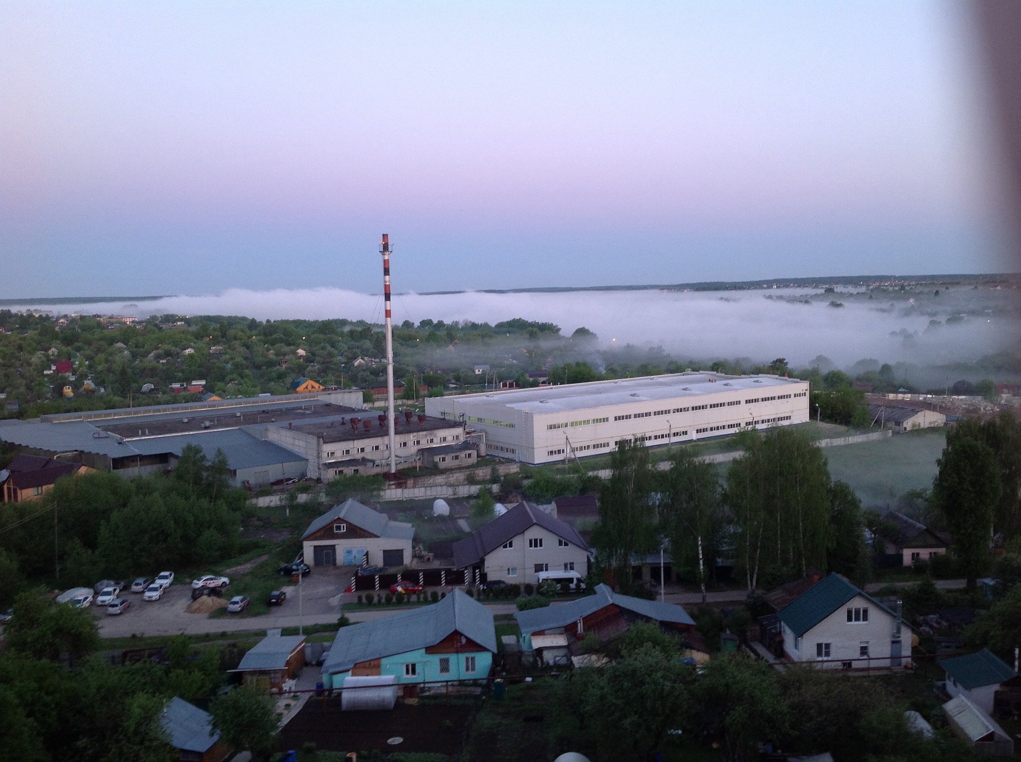 Apple iPad sample photo. Morning fog photography